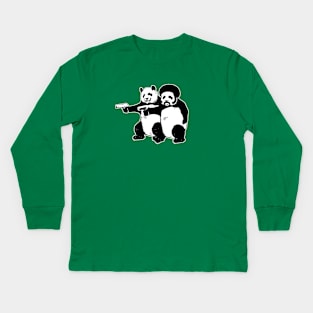 Pulp Pandas Kids Long Sleeve T-Shirt